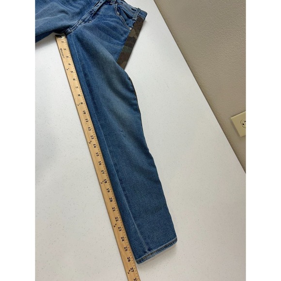 McGuire Womens Ibiza Jeans Size 24 Army Doll Damn Fine High Rise Camo Striped - Picture 14 of 16